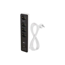 Мережевий подовжувач EMOS P1422SM 2m 4 роз. 1xUSB-A 1xUSB-C Wi-Fi 1,5мм2 (P1422SM)