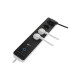 Мережевий подовжувач EMOS P1422SM 2m 4 роз. 1xUSB-A 1xUSB-C Wi-Fi 1,5мм2 (P1422SM)