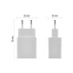 Зарядний пристрій EMOS V01B10 USB-A 10W (V01B10)