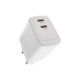 Зарядний пристрій EMOS V03G35 2xUSB-C 35W GaN (V03G35)