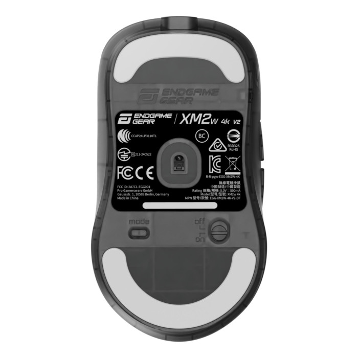 Мишка Endgame Gear XM2w 4k v2 Wireless Transparent Black (PGW-EG-MOU-081)