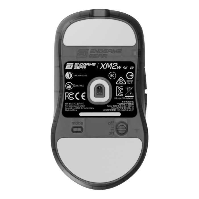 Мишка Endgame Gear XM2w 4k v2 Wireless Transparent Black (PGW-EG-MOU-081)