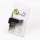Зарядний пристрій EnerGenie USB 2.1A black (EG-UC2A-02)