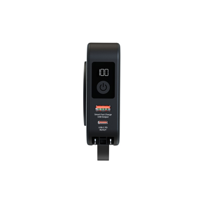 Батарея універсальна Energizer Magnetic Wireless 10000mAh 20W PD, AC зарядка, QI/15W, built-in USB-C (QM10001AC)