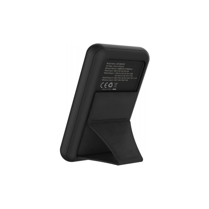 Батарея універсальна Energizer Magnetic Wireless 10000mAh 22.5W PD USB-A, USB-C In/Out, Black (QM10002PQ)