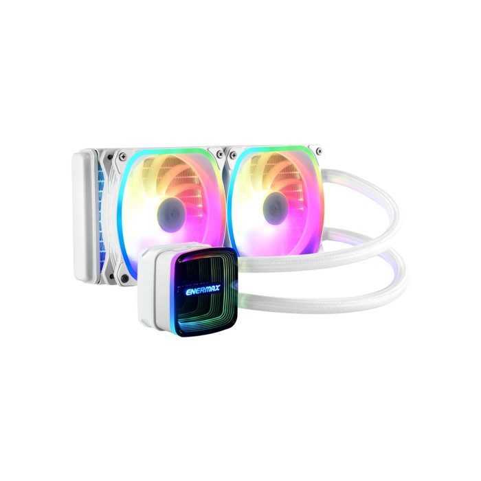 Система рідинного охолодження Enermax Aquafusion ADV 240 White ARGB (ELC-AQFA240-SQA-W)