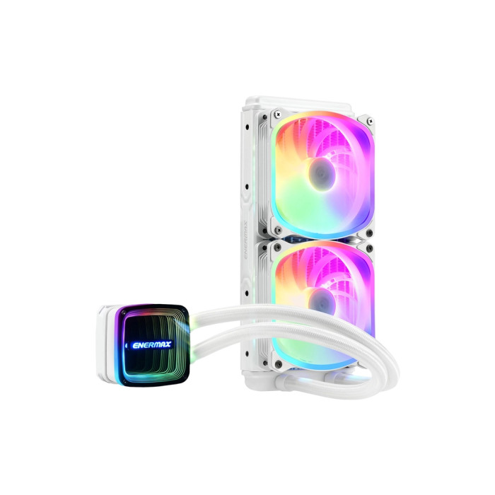 Система рідинного охолодження Enermax Aquafusion ADV 240 White ARGB (ELC-AQFA240-SQA-W)