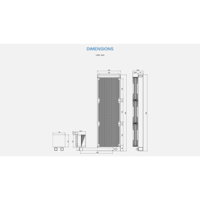 Система рідинного охолодження Enermax Aquafusion II 360 ARGB (ELC-AQFS360-SQA)