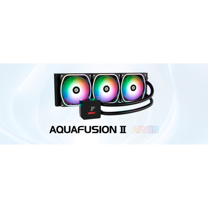 Система рідинного охолодження Enermax Aquafusion II 360 ARGB (ELC-AQFS360-SQA)