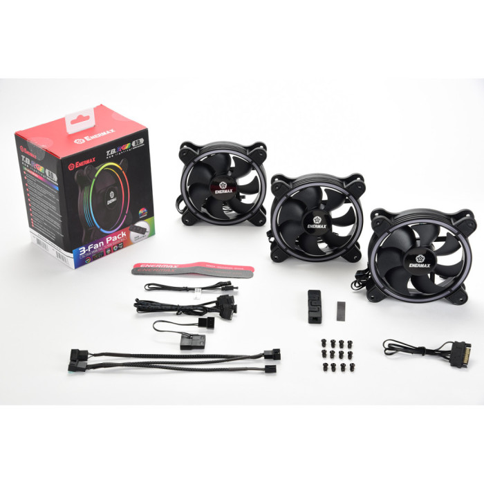 Кулер до корпусу Enermax T.B.RGB A.D.3 PACK (UCTBRGBA12P-BP3)