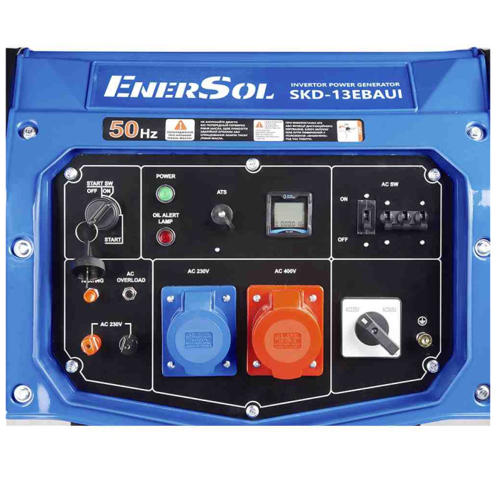 Генератор Enersol дизельний інверторний 1/3ф 13.0kW, ES-998F, 3000 об/хв, 160кг (SKD-13EBAUI)