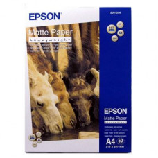 Фотопапір Epson A4 Matte Paper-Heavyweight (C13S041256)