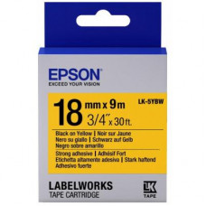 Стрічка для принтера етикеток Epson LK5YBW (C53S655010)