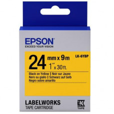 Стрічка для принтера етикеток Epson LK6YBP (C53S656005)