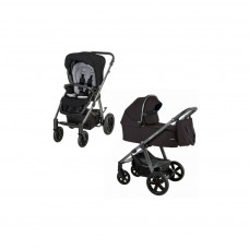 Коляска Espiro 2 в 1 Husky XL 2022 210 Black (205101)