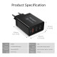 Зарядний пристрій Essager ECTQC3-FBB01