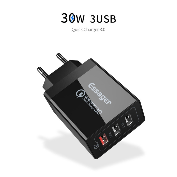Зарядний пристрій Essager ECTQC3-FBB01