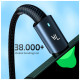 Дата кабель USB 2.0 AM to USB-C 1.0m 7A 100W blue Essager (EXC7A-CG03-P)