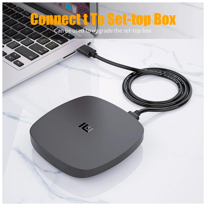 Дата кабель USB 2.0 AM/AM 0.5m 5Gbps Essager (EXCAA2-YTB01)