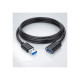 Дата кабель USB 3.0 AM/AF 1.5m Essager (EXCAM-YTA01)
