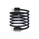 Дата кабель USB 2.0 AM to USB-C 1.0m 7A black Essager (EXCT-TD01-P)
