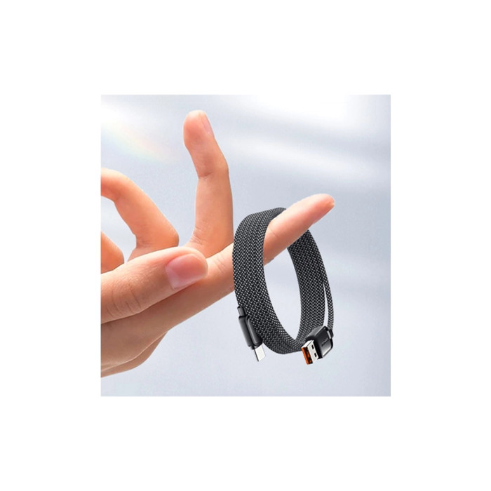 Дата кабель USB 2.0 AM to USB-C 1.0m 7A black Essager (EXCT-TD01-P)