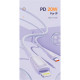 Дата кабель USB-C to Lightning 1.0m 3A purple Essager (EXCTL-CH05)