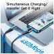Дата кабель USB-C to Lightning 1.0m 20W Digital Display black Essager (EXCTL-YD01)