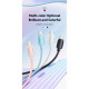 Дата кабель USB-C to USB-C 1.0m 100W pink Essager (EXCTT1-WL04-P)