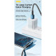 Дата кабель USB 2.0 AM to USB-C 2.0m 100W 90° corner blue Essager (EXCWT7A-CGA03-P)