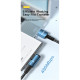 Дата кабель USB 2.0 AM to USB-C 2.0m 100W 90° corner blue Essager (EXCWT7A-CGA03-P)