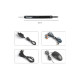 Набір для кріплення Earphone Charger Cord Management Holder Clip 10 pcs/strip Essager (EXD-KBB01)