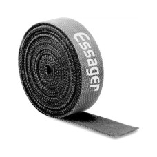 Набір для кріплення стрічка-липучка Cable Organizer 1m Black Essager (EXD-LX01)