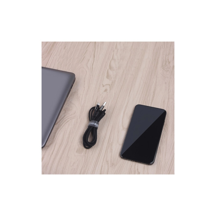 Набір для кріплення стрічка-липучка Cable Organizer 3m Black Essager (EXD-LXC01)