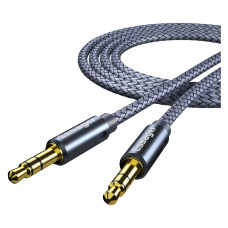 Кабель мультимедійний 3.5mm M to 3.5mm M 1.2m gray Essager (EYP35-DY0G)