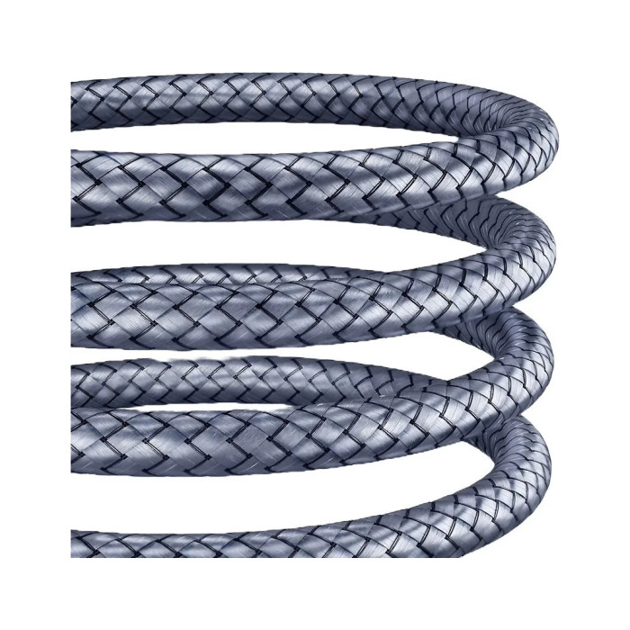 Кабель мультимедійний 3.5mm M to 3.5mm M 0.5m gray Essager (EYP35-DYB0G)