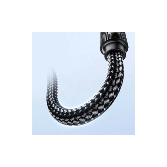 Кабель мультимедійний 3.5mm M to 6.5mm M 1.2m Essager (EYPMM-XL0G-P)