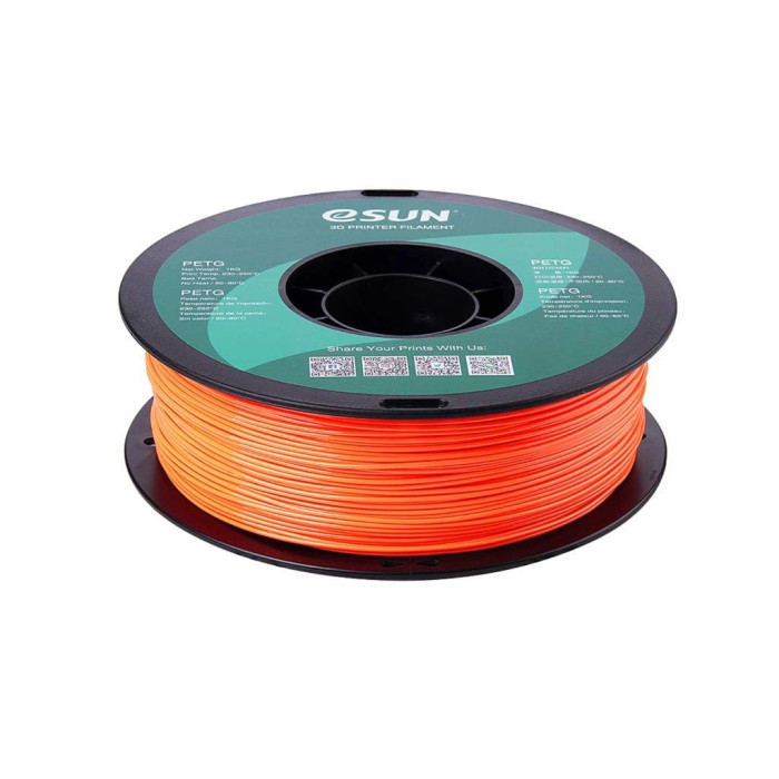 Пластик для 3D-принтера eSUN PETG 1,75mm 1kg SOLID ORANGE (PETG-P175SO1)