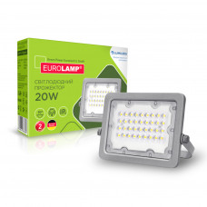 Прожектор Eurolamp LED SMD 20W 5000К (LED-FL-20(gray))