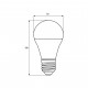 Лампочка Eurolamp LED A60 7W E27 4000K 220V акция 1+1 (MLP-LED-A60-07274(E))