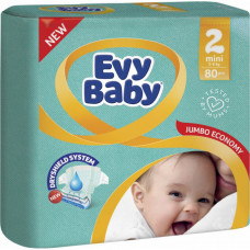 Підгузок Evy Baby Mini Розмір 2 (3-6 кг) 80 шт. (8690506458812)