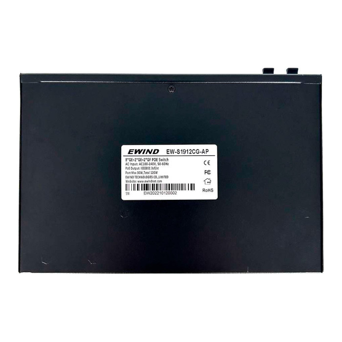 Комутатор мережевий Ewind EW-S1912CG-AP POE