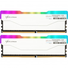 Модуль пам'яті для комп'ютера DDR4 32GB (2x16GB) 3600 MHz RGB X2 Series White eXceleram (ERX2W432369CD)