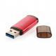 USB флеш накопичувач eXceleram 128GB A3 Series Red USB 3.1 Gen 1 (EXA3U3RE128)