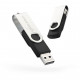 USB флеш накопичувач eXceleram 64GB P1 Series Silver/Black USB 2.0 (EXP1U2SIB64)