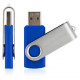 USB флеш накопичувач eXceleram 32GB P1 Series Silver/Blue USB 2.0 (EXP1U2SIBL32)