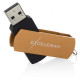 USB флеш накопичувач eXceleram 64GB P2 Series Brown/Black USB 2.0 (EXP2U2BRB64)