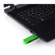 USB флеш накопичувач eXceleram 32GB P2 Series Green/Black USB 2.0 (EXP2U2GRB32)