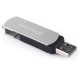 USB флеш накопичувач eXceleram 16GB P2 Series Silver/Black USB 2.0 (EXP2U2SIB16)