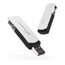 USB флеш накопичувач eXceleram 32GB P2 Series White/Black USB 2.0 (EXP2U2WH2B32)